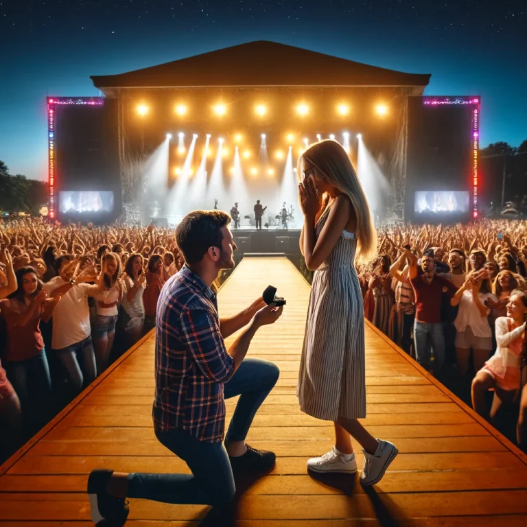 Surprise marriage proposal photographed in Berlin